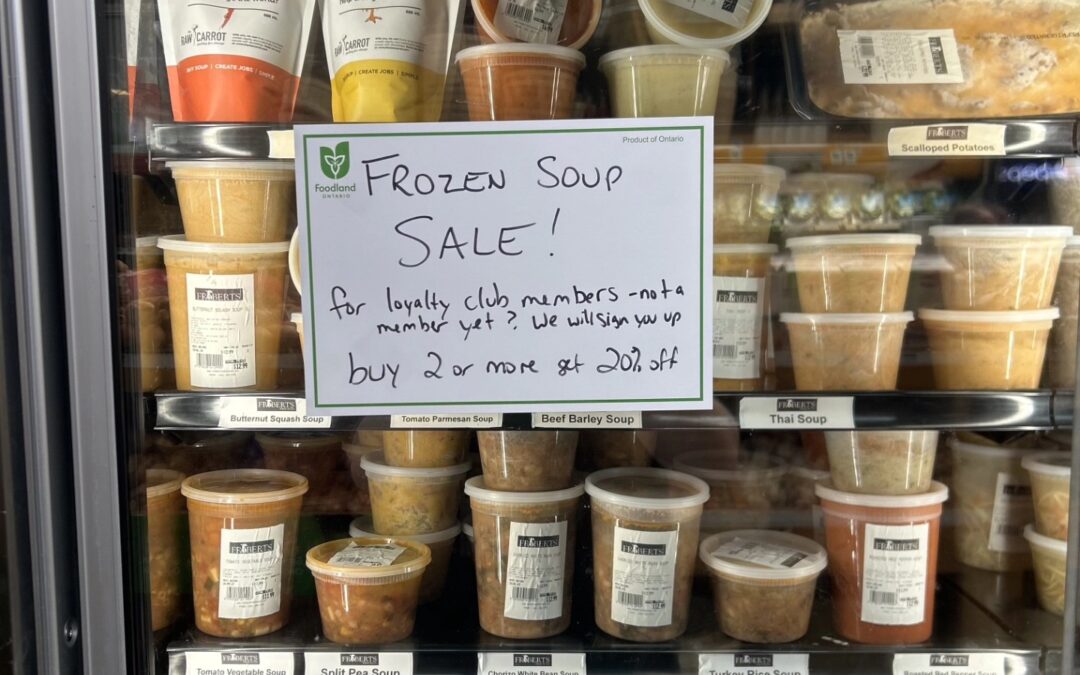 Frozen Soup Sale